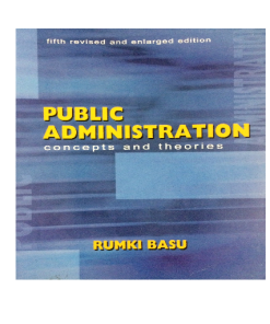 Public Administration Concepts and Theories