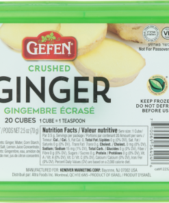 Cubes Ginger Crushed 2.5Oz Gefen (D)