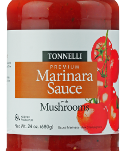 Sauce Marinara Mushroom 24Oz Tonnelli