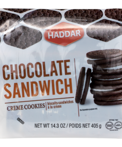 Cookies Chocolate Sandwich Creme 14.3Oz Haddar