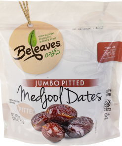 Dates Medjool Pitted Jumbo 9Oz Beleaves (P)