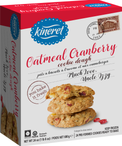 Cookie Dough Oatmeal Cranberry 24Oz Kineret