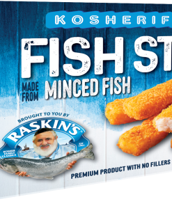 Fish Stix Minced 10Oz Kosherific Raskins