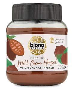 Biona Organic Milk Chocolate & Hazelnut Chocolate Spread 350g