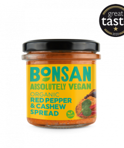 Bonsan Organic Red Pepper & Cashew Spread 130g