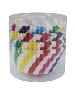 Carnival PVC Cupcake Casings Pack of 80