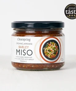 Clearspring Organic Japanese Barley Miso Paste – Unpasteurised 300g