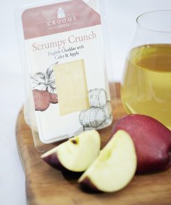 Croome Scrumpy Crunch  Mature Cheddar with Old Rosie Cider & Apples – 150g (6)