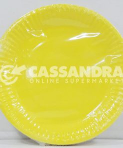 Cake Serving Yellow Paper Plate 6 “