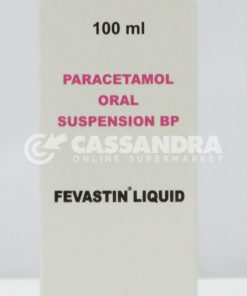 Paracetamol Oral Suspension Fevastin Liquid 100 mL