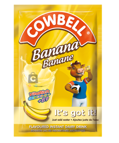 Cowbell Banana Flavoured Diary Drink Sachet 35g(10pcs)