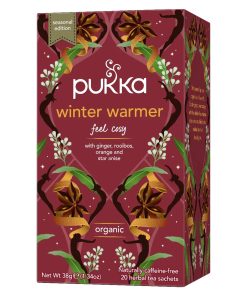 Pukka Organic Winter Warmer Ginger Rooibos Orange & Star Anise Tea 20 Tea Bags