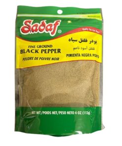 فلفل أسود مطحون ناعم، 4 أونصة