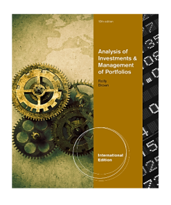 Analysis of Investments and Management of Portfolios, International Edition, 10th Edition
