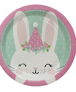 Bunny Party Plates 22cm Pack of 10