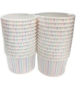 Ice Cream Tub 150ml Multi Colour Pack of 25