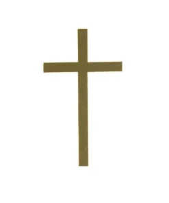 Mini Gold Cross Cake Topper 10.8 cm