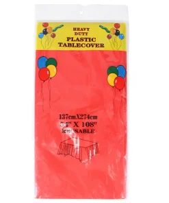 Red Table Cover 137 x 274 cm