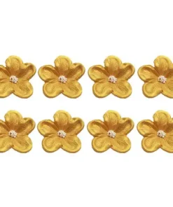 Gold Blossoms Pack of 8