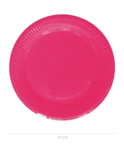 Cerise Paper Plates Small Pack of 20