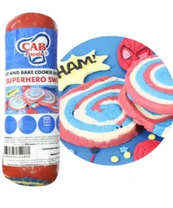 Cut & Bake Superhero Swirl Cookie 600g