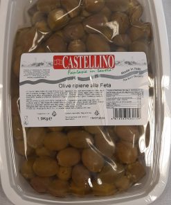 Castellino Large Green olives Stuffed with Parmigiano Reggiano & Pecorino cream cheese 1.9kg