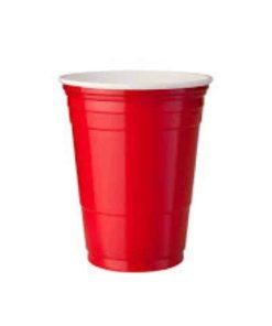 RED BEER CUPS 16OZ